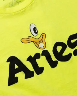 SLAM JAM SRL (ARIES ROA) Aged Aye Duck Fluoro T-shirt< T-Shirts & Hauts