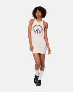 SLAM JAM SRL (ARIES ROA) Barbed Peace Lightweight Vest Dress< Robes Et Jupes