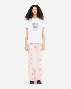 GANNI A/S Basic Jersey Kittens Relaxed T-shirt< T-Shirts & Hauts