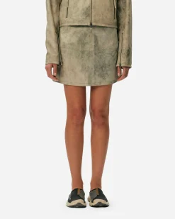 Second Female ApS (Oval Square) Beat Leather Skirt< Robes Et Jupes