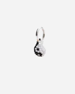Pura Utz ApS Black White Yin Yang Earring< Bijoux