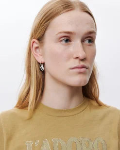 Pura Utz ApS Black White Yin Yang Earring< Bijoux
