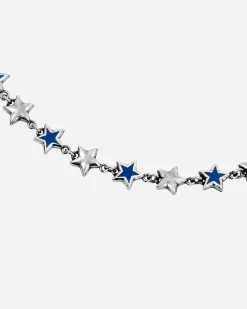The Future AS - TwoJeys Blue Enameled Stars Necklace< Bijoux