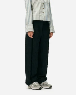 GANNI A/S Boucle Suiting Pants< Pantalons
