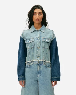Second Female ApS (Oval Square) City Denim Jacket< Vestes Et Manteaux