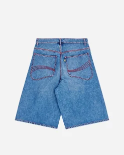 SASU DOVER STREET MARKET PARIS (ERL) Denim Indiana Skate Shorts< Shorts
