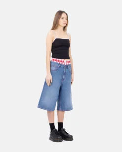 SASU DOVER STREET MARKET PARIS (ERL) Denim Indiana Skate Shorts< Shorts