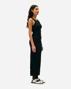 GANNI A/S Dress Longue débardeur en côte douce de coton< Robes Et Jupes