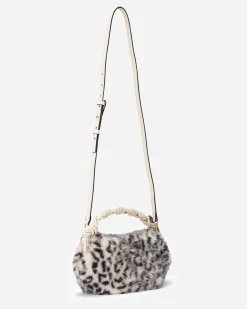 GANNI A/S Ganni Bou Bag Mini Fur Print< Sacs Et Sacoches