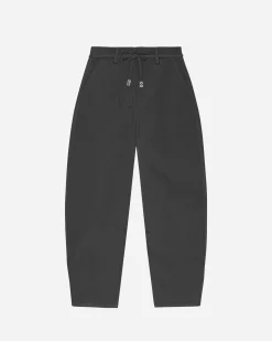 GANNI A/S Heavy Twill Curved Pants< Pantalons