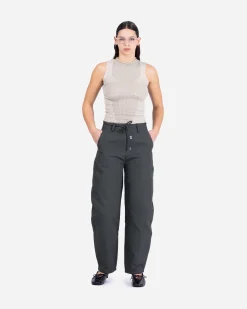 GANNI A/S Heavy Twill Curved Pants< Pantalons