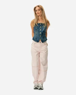GANNI A/S Heavy Washed Denim Top< T-Shirts & Hauts