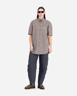 SASU DOVER STREET MARKET PARIS (ERL) Mini Plaid Short Sleeve Shirt< Chemises