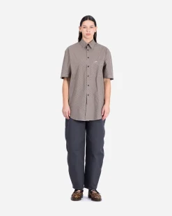 SASU DOVER STREET MARKET PARIS (ERL) Mini Plaid Short Sleeve Shirt< Chemises