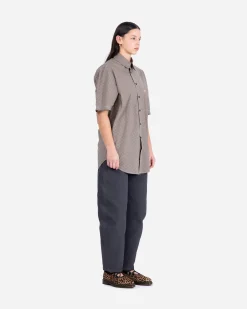 SASU DOVER STREET MARKET PARIS (ERL) Mini Plaid Short Sleeve Shirt< Chemises