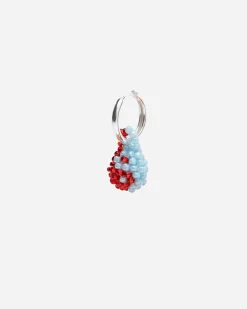 Pura Utz ApS Mint Red Yin Yang Earring< Bijoux
