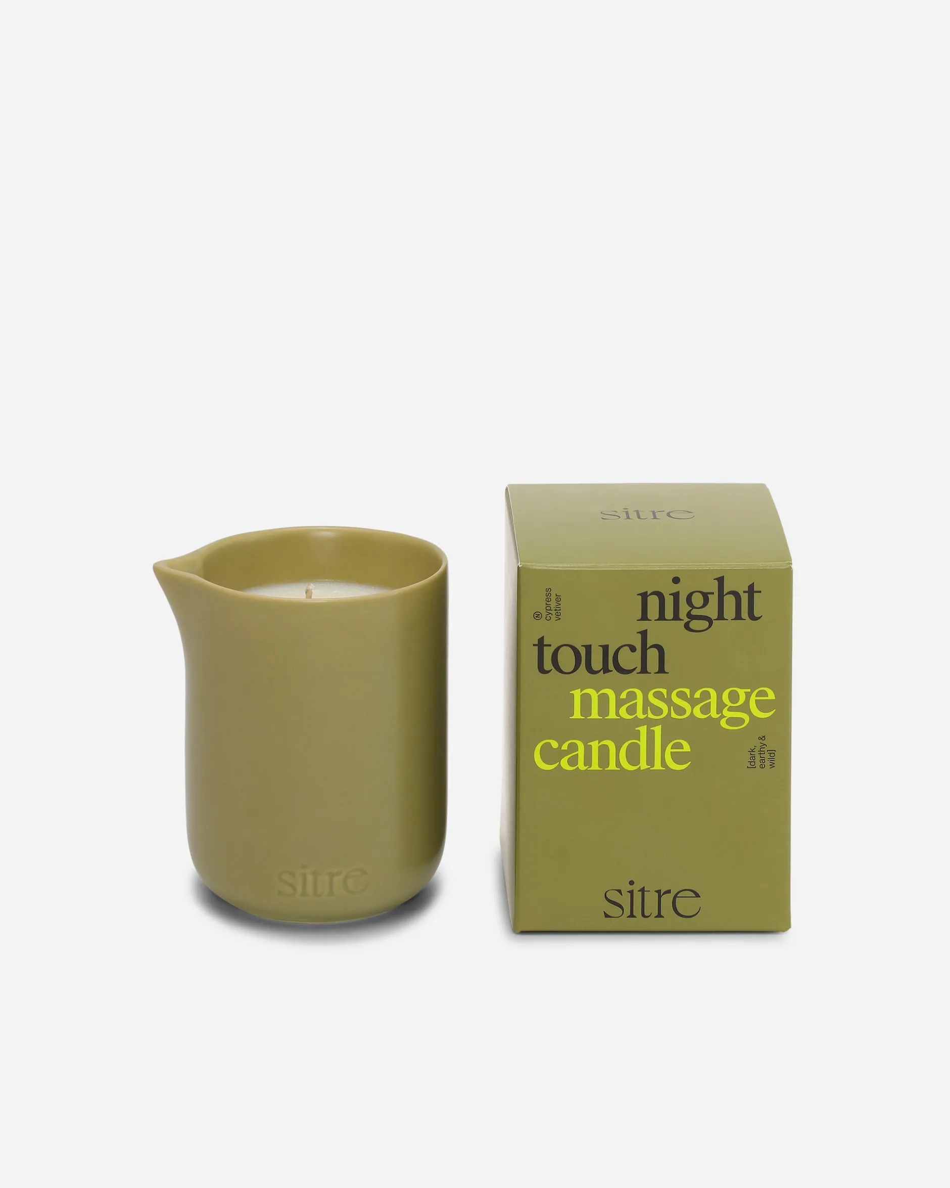 sitre ApS Night Touch Massage Candle< Tasses|Bougeoirs