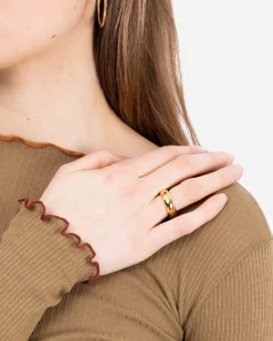 Maria Black ApS Omotesando Chunky Ring Gold< Bijoux