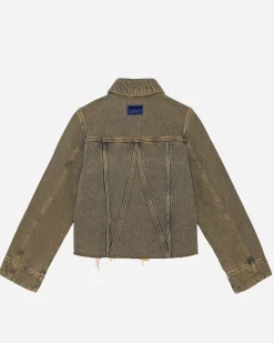 GANNI A/S Overdyed Heavy Denim Jacket< Vestes Et Manteaux
