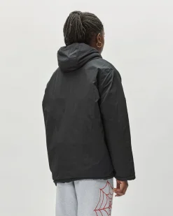 SLAM JAM SRL (ARIES) Reversible Nylon and Floral Fleece Parka< Vestes Et Manteaux