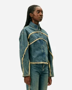 Second Female ApS (Oval Square) River Denim Jacket< Vestes Et Manteaux