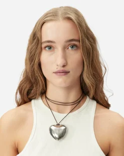 THE GOOD STATEMENT Spirit Necklace Big Heart< Bijoux