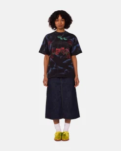 SLAM JAM SRL (ARIES ROA) Sprayed Trash Cherries T-Shirt< T-Shirts & Hauts