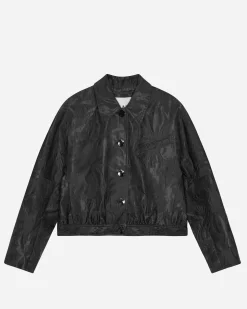GANNI A/S Textured Cloqué Short Jacket< Vestes Et Manteaux
