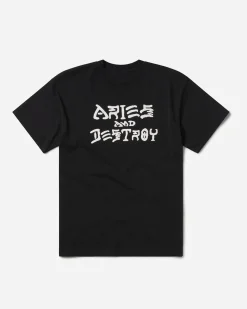 SLAM JAM SRL (ARIES ROA) Vintage Aries and Destroy T-shirt< T-Shirts & Hauts