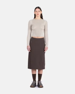 SLAM JAM SRL (ARIES ROA) Y Zip Skirt< Outdoor|Robes Et Jupes
