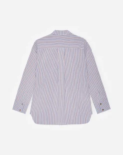 GANNI A/S Yarn Dyed Stripe Shirt< Chemises